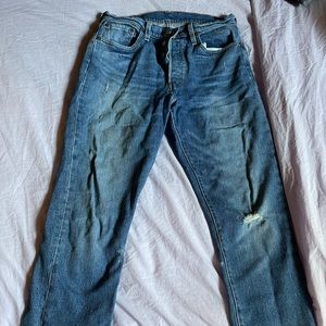 Levi’s 501’s, worn twice